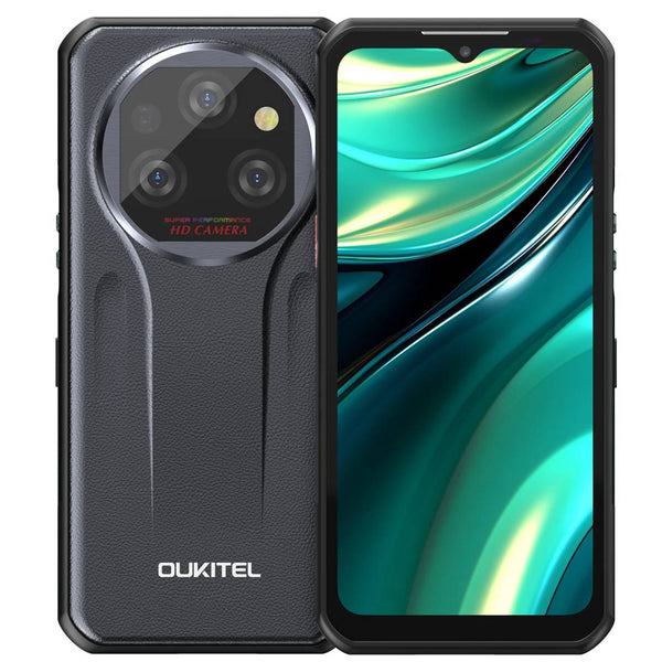 <tc>Oukitel</tc> Téléphone robuste 5G WP39 avec corps de 15 mm et batterie de 11 000 mAh, Android 14 (24 Go + 256 Go)